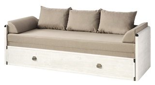 Диван-кровать с матрасом и подушками Индиана JLOZ 80/160, сосна