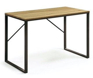 Письменный стол Lisbet 120x60, металл черный