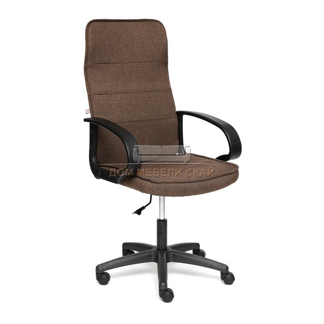 Кресло офисное Вокер Woker, рогожка коричневого цвета