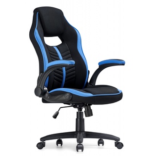 Компьютерное кресло Plast, черно-голубое