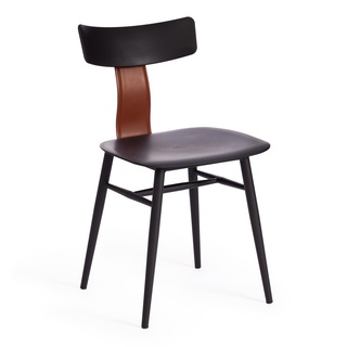 Стул ZULUS mod. 8333, пластиковый коричнево-черного цвета