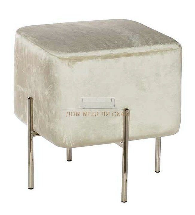 Банкетка бежевая велюровая GY-BEN7772-BG