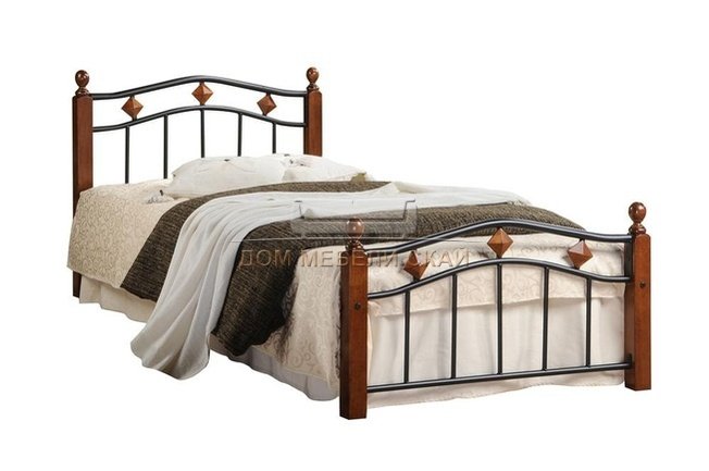 Кровать односпальная металлическая AT-126 90x200
