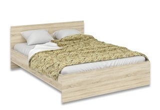 Кровать двуспальная Лофтум 1600, дуб