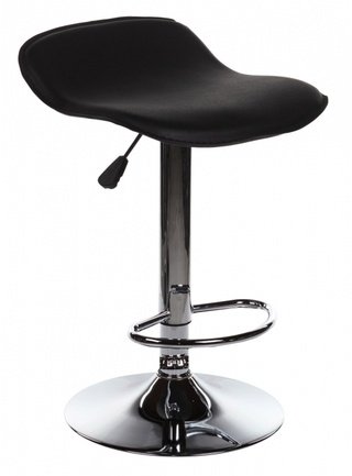 Барный стул Roxy, экокожа черного цвета