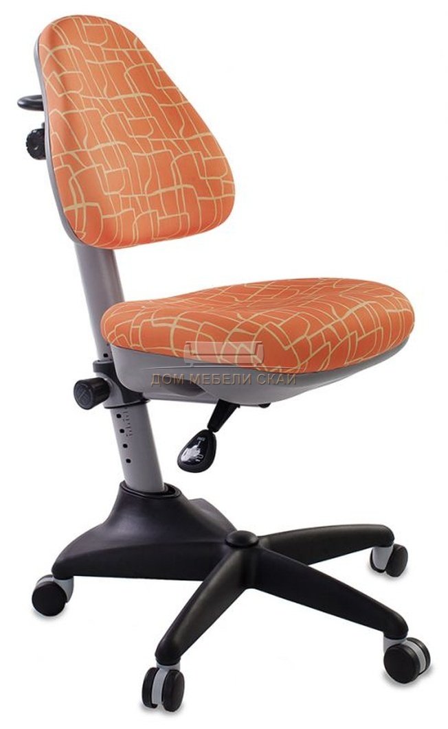 Кресло детское KD-2, оранжевая ткань