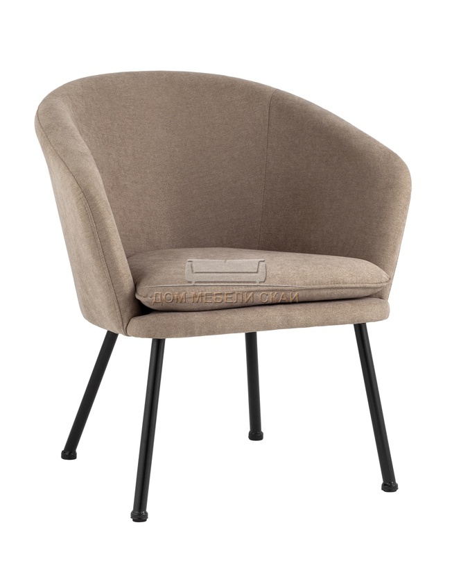 Кресло Декстер, бежевый велюр