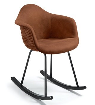 Кресло-качалка Kenna, коричневое