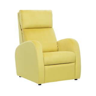 Кресло реклайнер Leset Грэмми-2, велюр V28 желтый