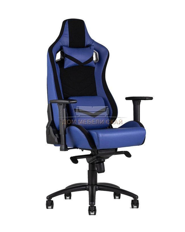 Кресло игровое TopChairs Racer Premium, синее