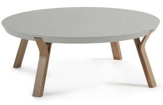 Журнальный столик Solid, серый матовый/светло-коричневый