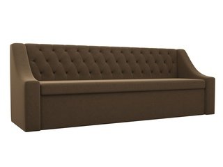 Кухонный диван со спальным местом Мерлин, коричневый/микровельвет