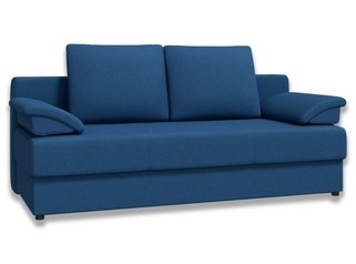 Диван-кровать Лира БНП 1400, синяя рогожка