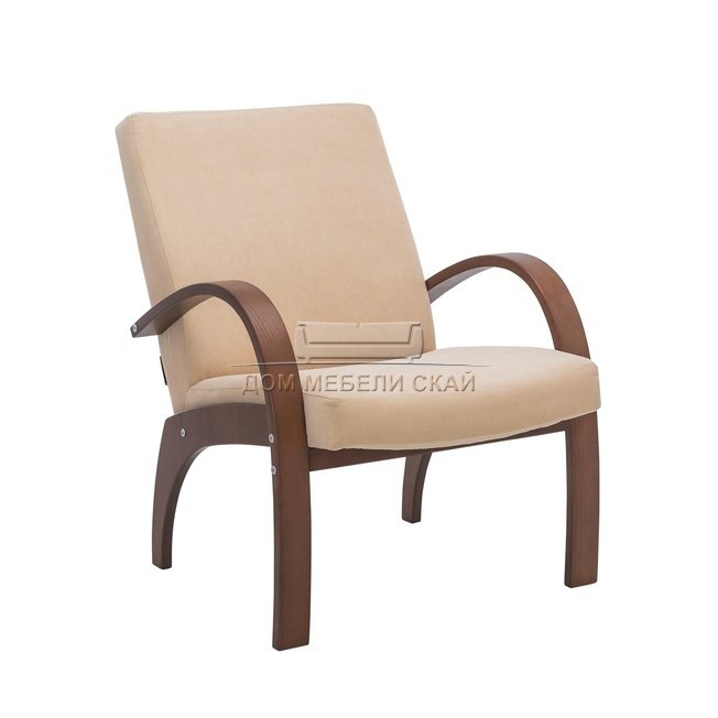 Кресло для отдыха Денди, орех/verona vanilla