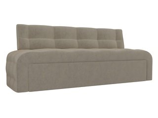 Кухонный диван со спальным местом Люксор, бежевый/микровельвет