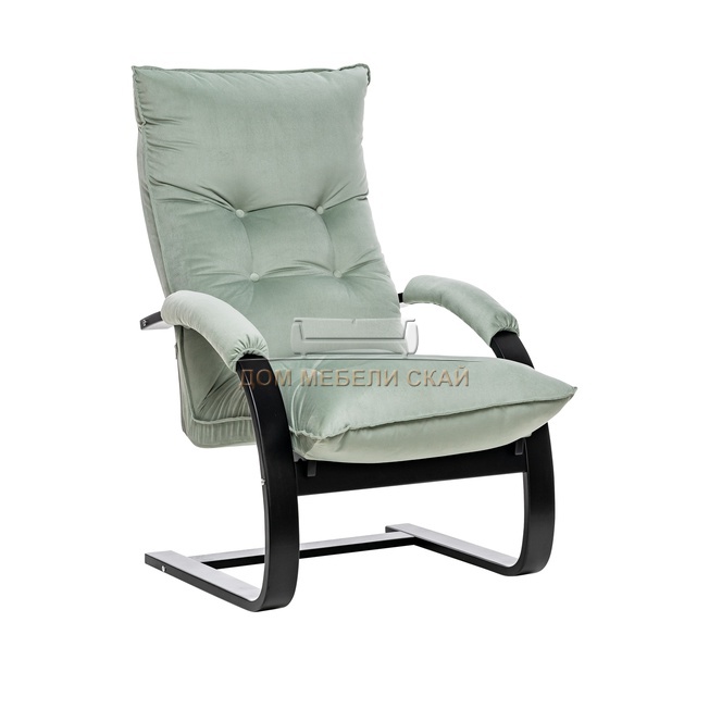 Кресло-трансформер Leset Монако, велюр V14 бирюзовый/венге