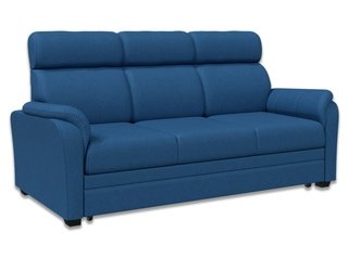 Диван-кровать Омега 1400, синяя рогожка