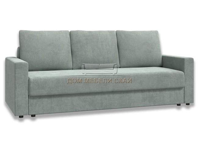 Диван-кровать Лира с боковинами БНП 1600, светло-серый велюр