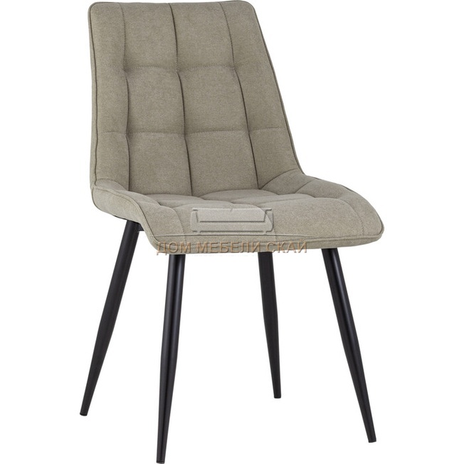 Стул Канзас сити, велюровый светло-коричневого цвета