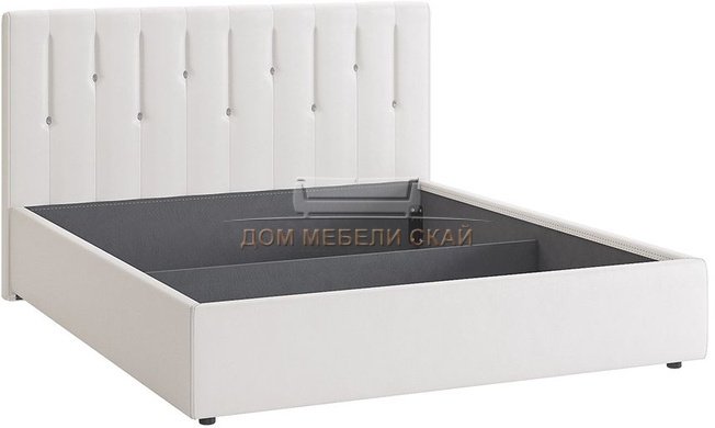 Каркас кровати 160x200 Кристи, белая экокожа