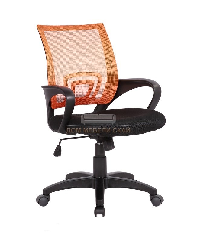 Кресло офисное TopChairs Simple, оранжевое