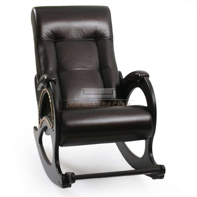 Кресло-качалка Модель 44, венге/oregon perlamutr 120