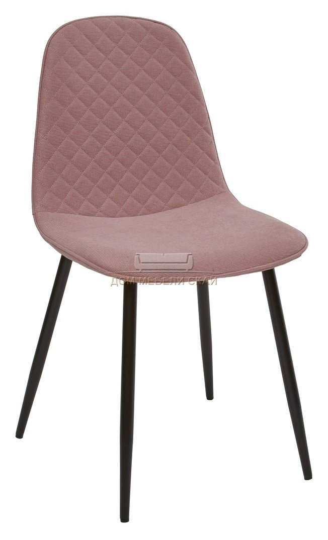 Стул LION, велюровый розового цвета