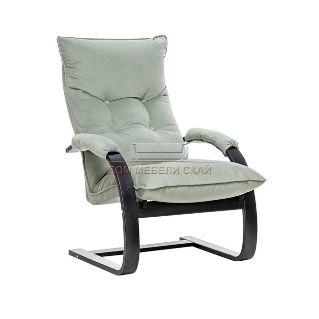 Кресло-трансформер Leset Монако, велюр V14 бирюзовый/венге текстура