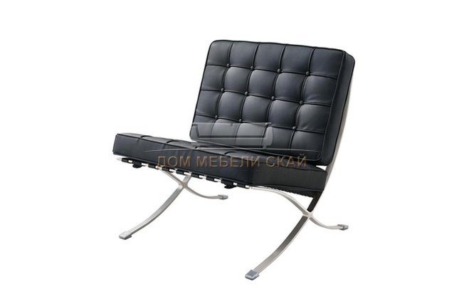 Кресло W120-06B, черное