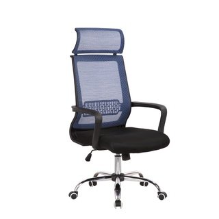 Кресло офисное TopChairs Style, голубое