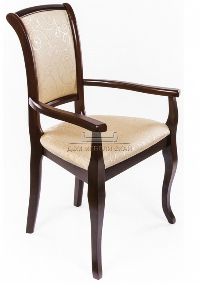 Стул-кресло Milano, шенилл коричневого цвета