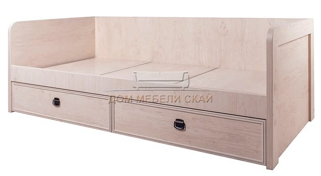 Кровать Магеллан 90-2 с ящиками, сосна винтаж