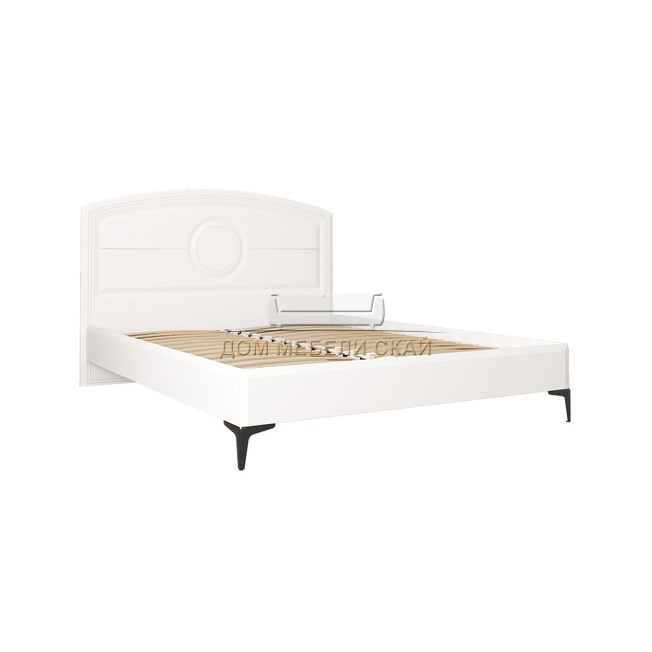 Кровать двуспальная 160x200 Валенсия, белый шагрень
