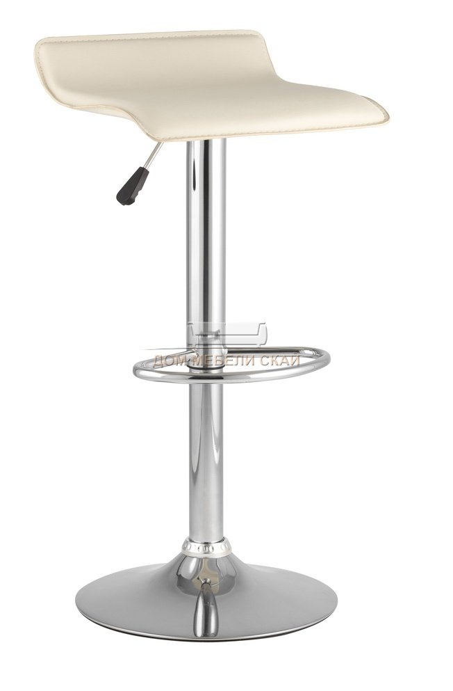 Стул барный HI-TEC, экокожа бежевого цвета