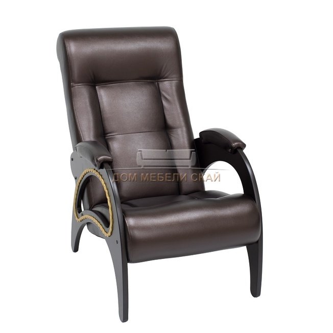 Кресло для отдыха Модель 41, венге/oregon perlamutr 120