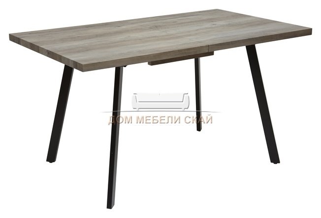 Стол обеденный раздвижной BRICK 140, серый дуб