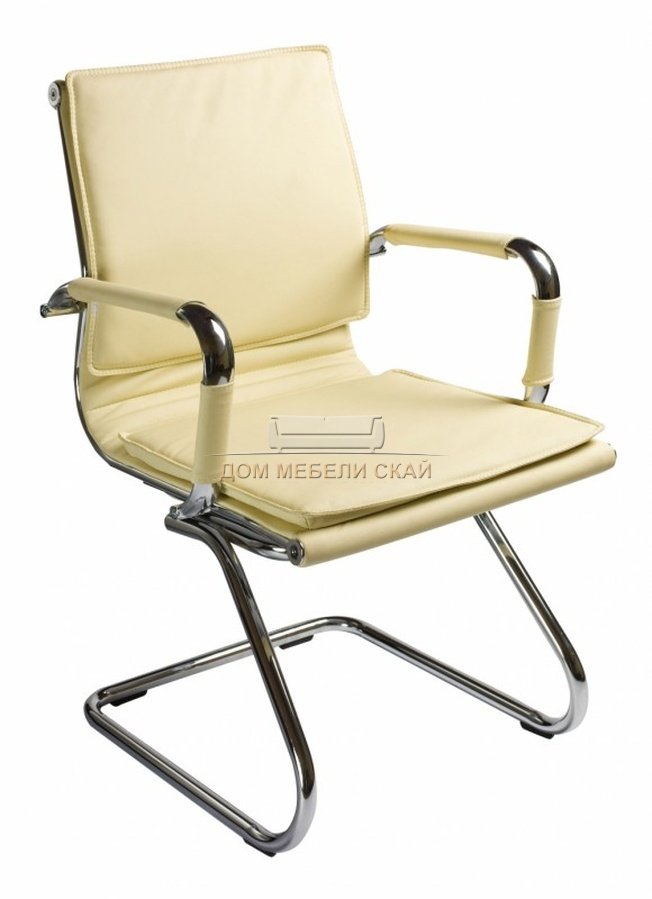 Кресло офисное CH-993-Low-V, слоновая кость экокожа