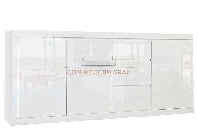 Комод Спайс STL.283.04, белый лак