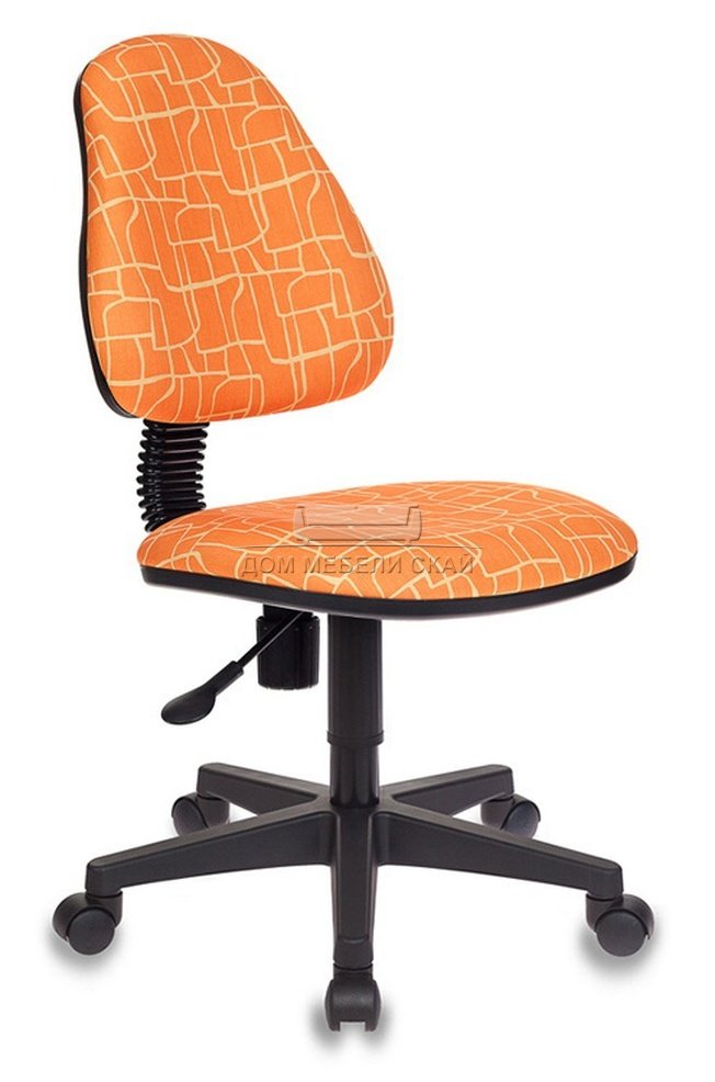 Кресло детское KD-4, оранжевая ткань