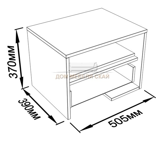 Схема сборки тумбы прикроватной
