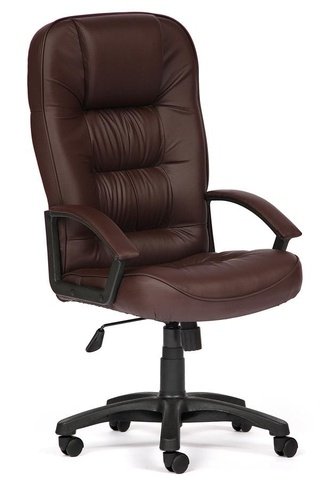Кресло офисное CH9944, коричневая экокожа 36-36