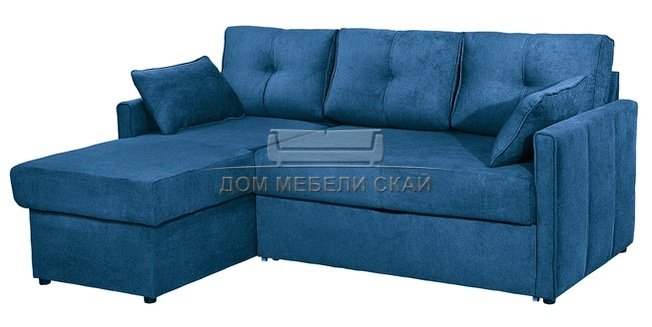 Угловой диван-кровать Рим, синий