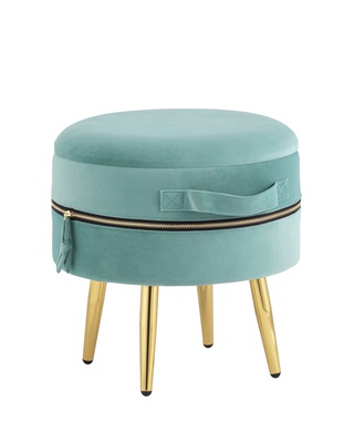 Пуф Тильда, велюр мятный