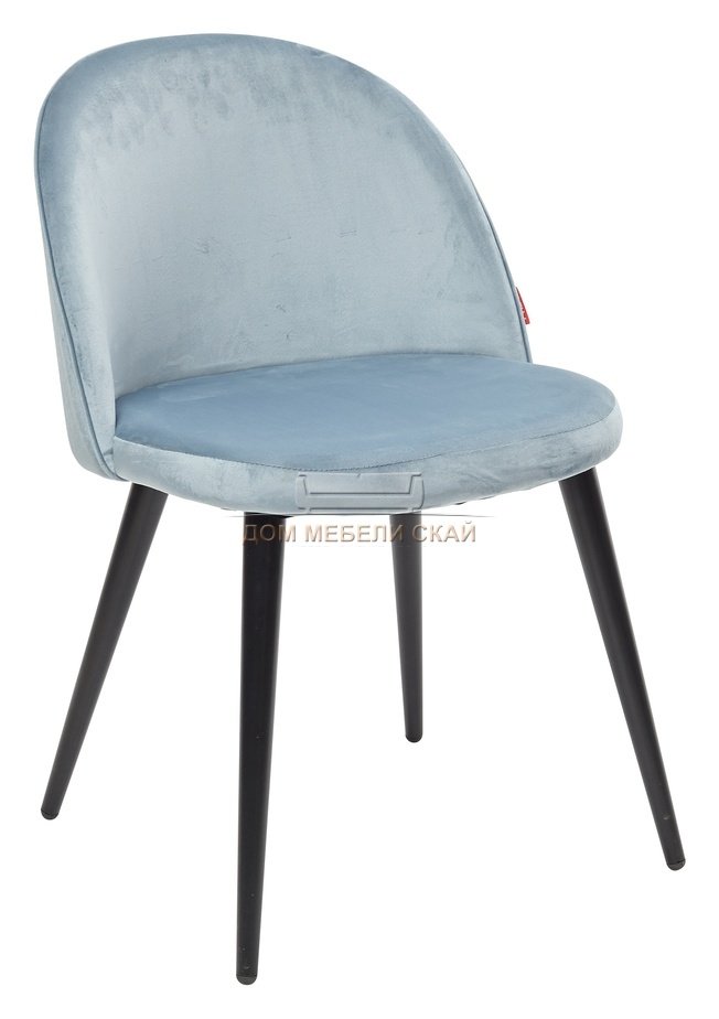 Стул JAZZ, велюровый серо-голубого цвета