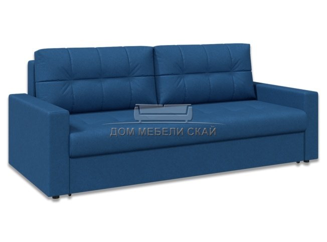Диван-кровать Норд с боковинами БНП, синяя рогожка