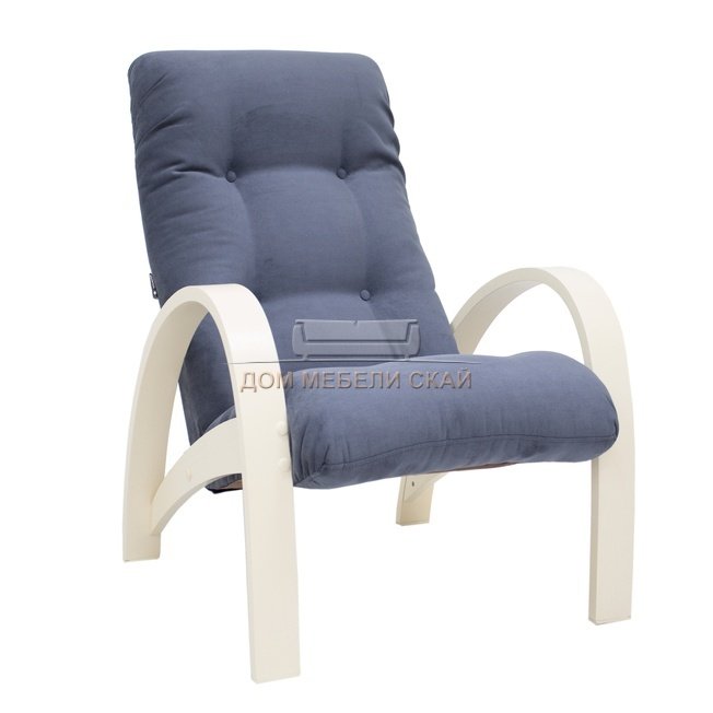 Кресло для отдыха Модель S7, дуб шампань/verona denim blue