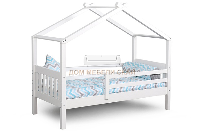 Кровать детская Ассоль 70x160, белый полупрозрачный