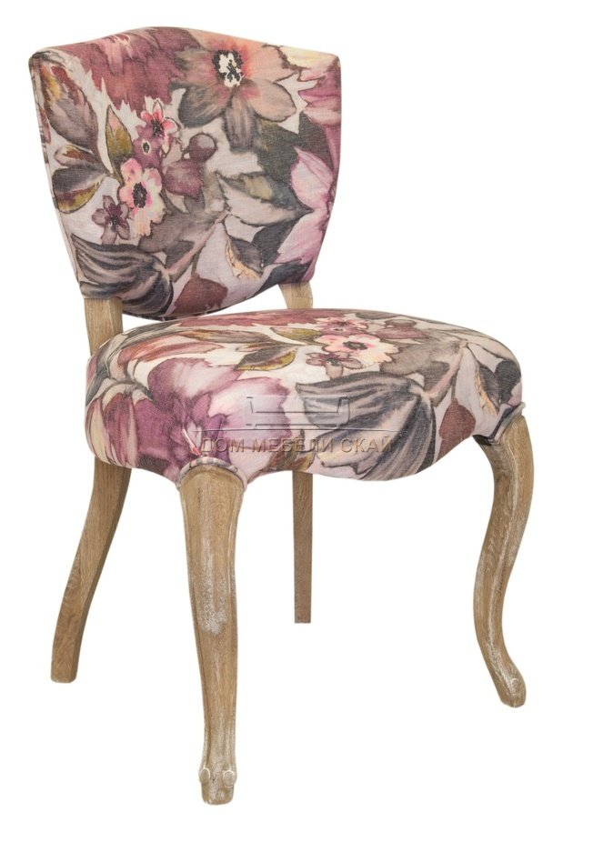 Стул Vesna, flower рогожка розового цвета