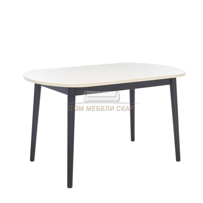 Стол обеденный раздвижной Leset Акра 2Р, кремовый/венге