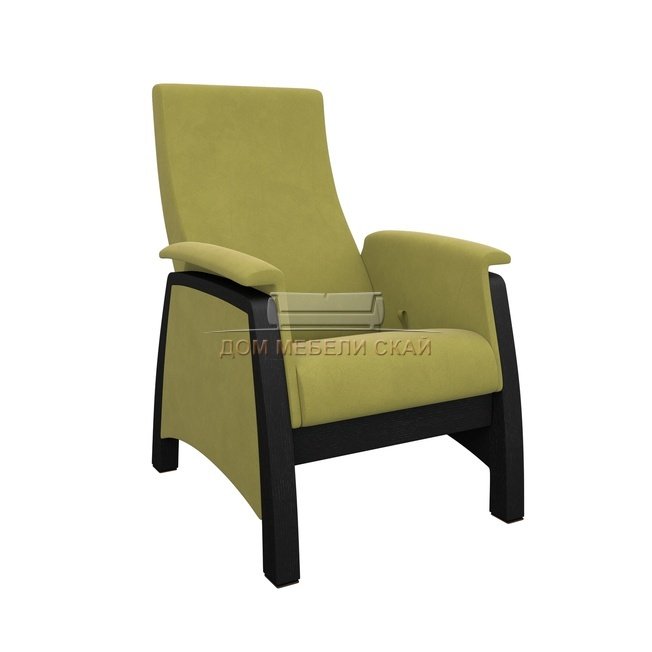 Кресло-глайдер Модель Balance 1, венге/verona apple green